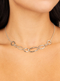 Holly Interlinked Halos Chain Necklace
