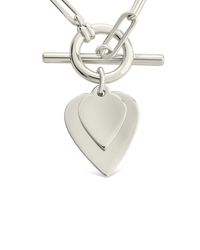 Gitte Heart Toggle Necklace