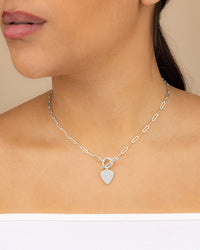 Gitte Heart Toggle Necklace