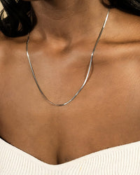 Sterling Silver Herringbone Chain - Sterling Forever