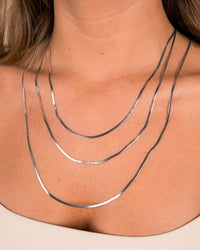 Sterling Silver Herringbone Chain - Sterling Forever