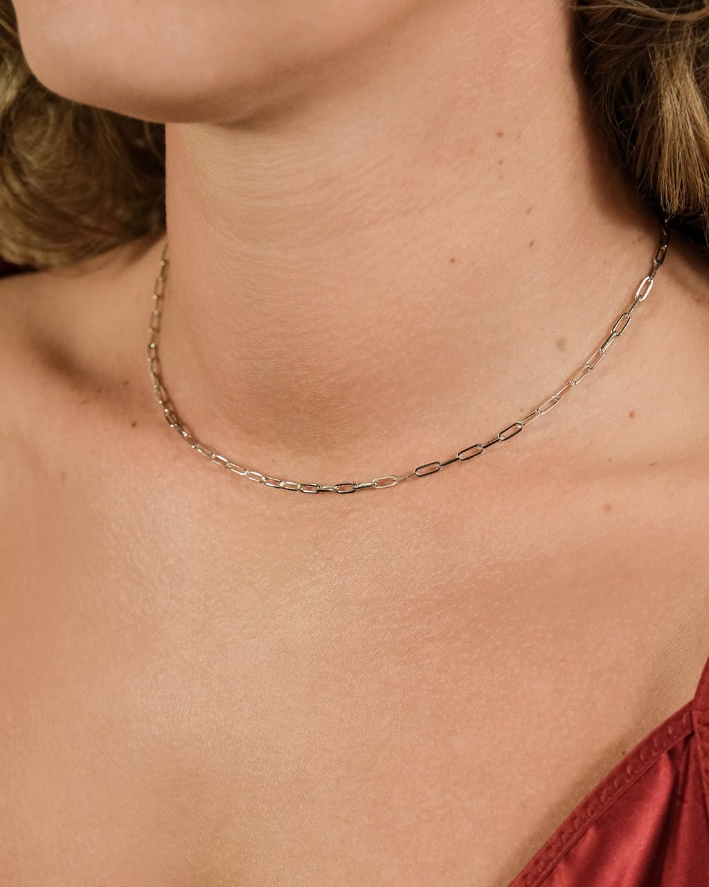 Sterling Silver Paperclip Chain Necklace - Sterling Forever