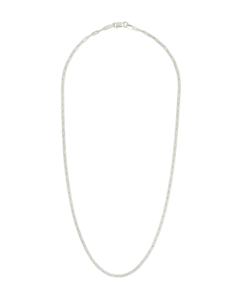 Sterling Silver Paperclip Chain Necklace - Sterling Forever