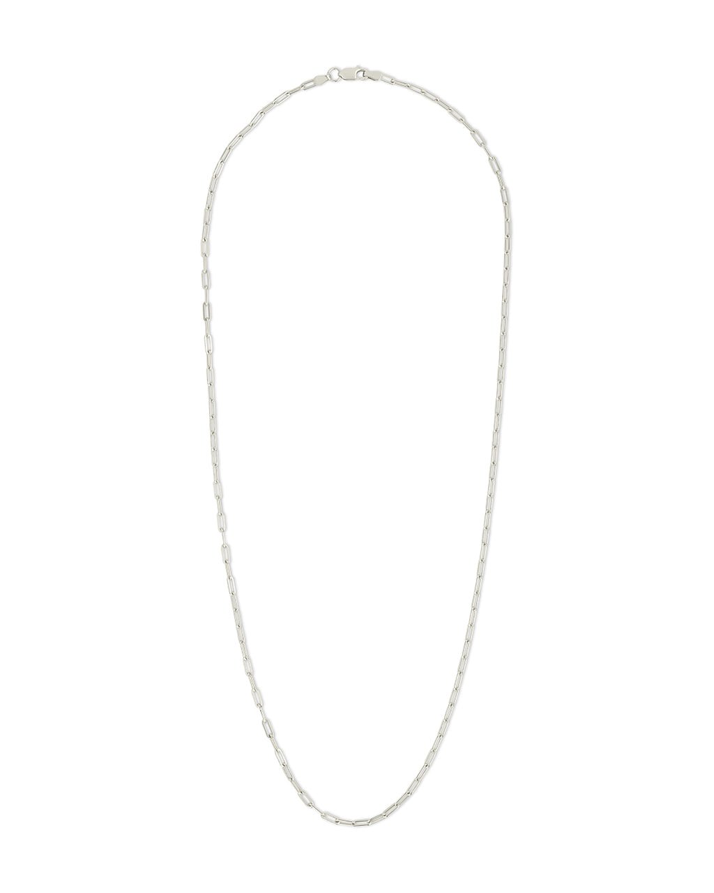 Sterling Silver Paperclip Chain Necklace - Sterling Forever