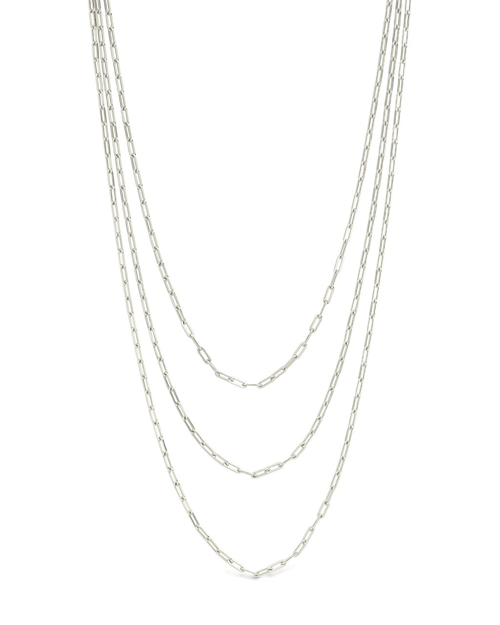 Sterling Silver Paperclip Chain Necklace - Sterling Forever