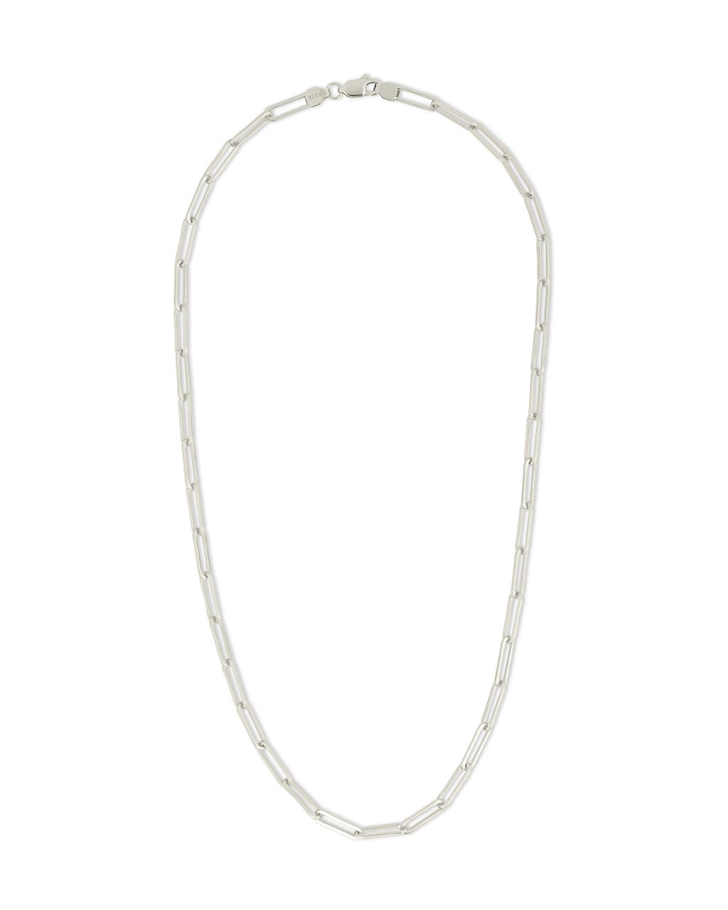 Sterling Silver Paperclip Chain Necklace - Sterling Forever