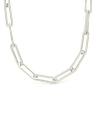 Sterling Silver Paperclip Chain Necklace - Sterling Forever