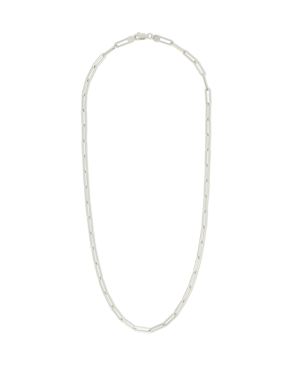 Sterling Silver Paperclip Chain Necklace - Sterling Forever