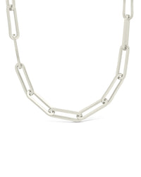 Sterling Silver Paperclip Chain Necklace - Sterling Forever