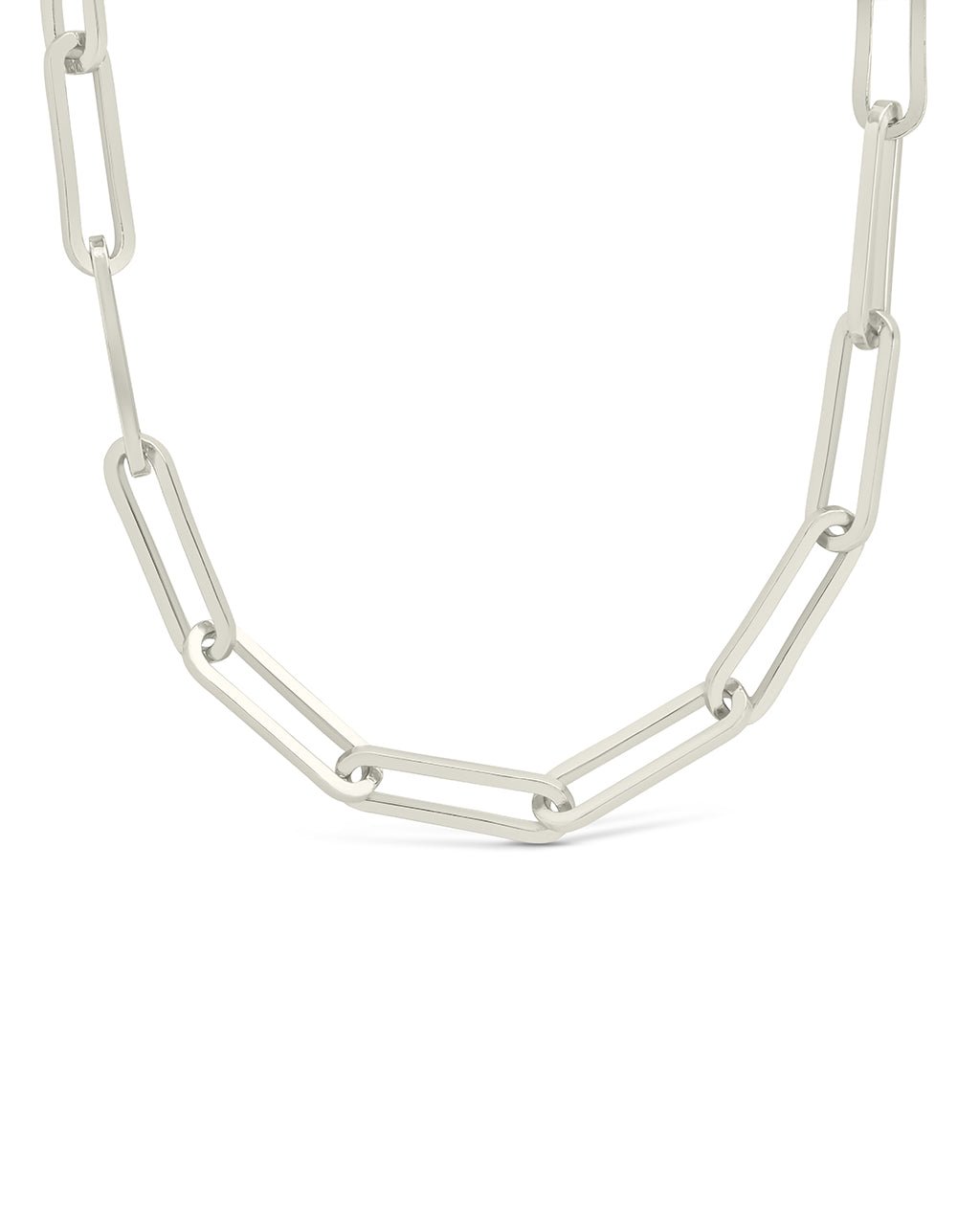 Sterling Silver Paperclip Chain Necklace - Sterling Forever