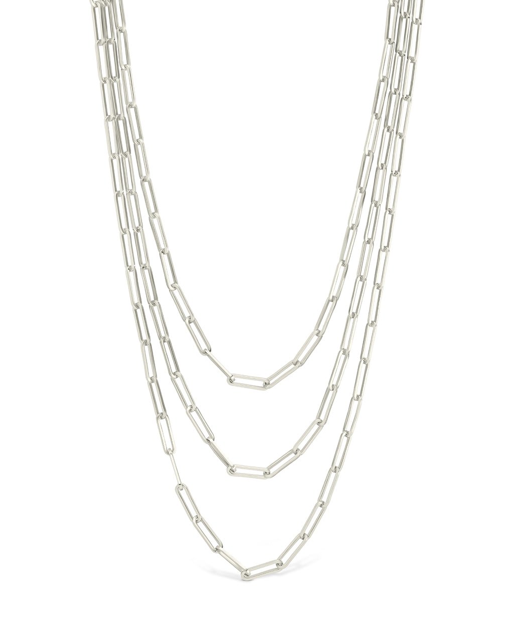 Sterling Silver Paperclip Chain Necklace - Sterling Forever