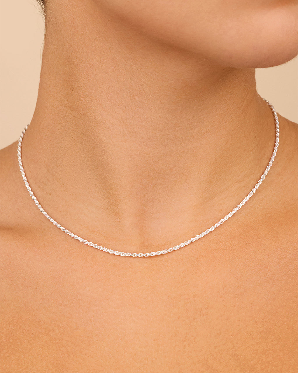 Sterling Silver Annelise Chain Necklace