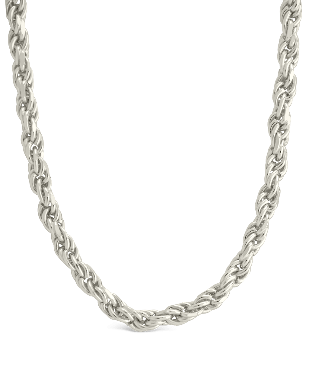 Sterling Silver Belen Dainty Rope Chain Necklace - Sterling Forever