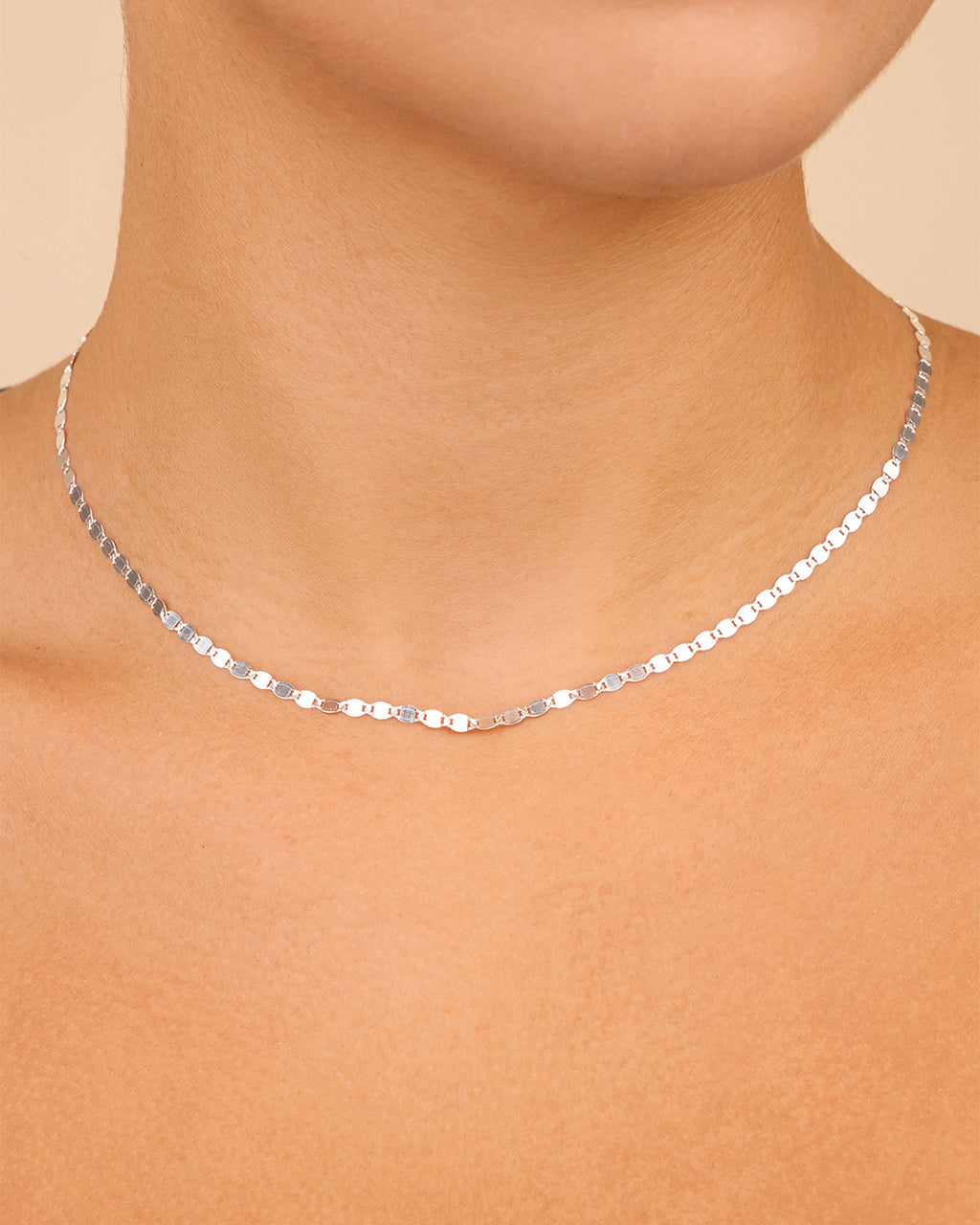 Sterling Silver Estela Confetti Chain Necklace