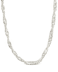 Sterling Silver Janina Delicate Twisted Chain Necklace - Sterling Forever