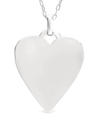 Rita Polished Heart Statement Necklace