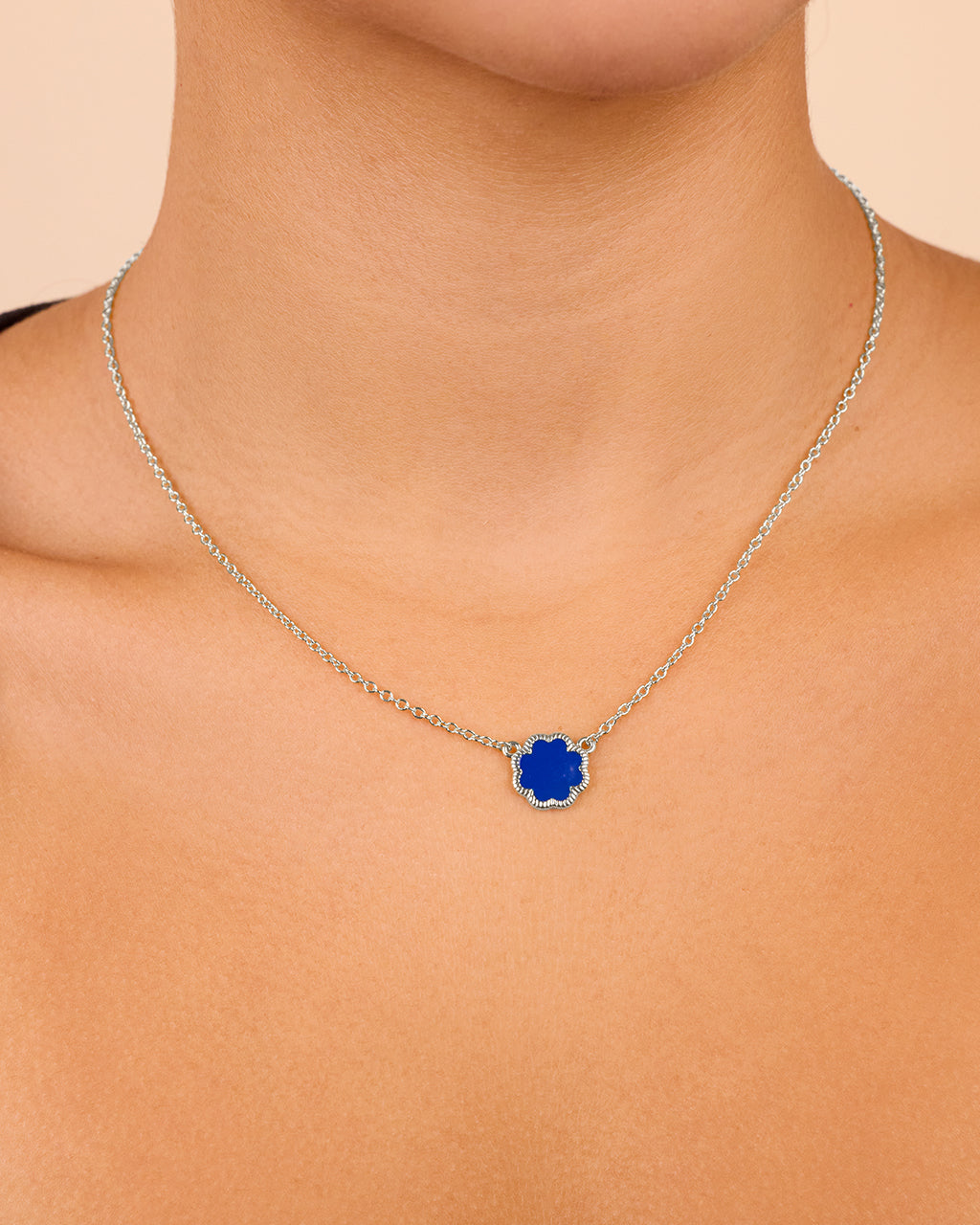 Rose Petal Pendant Necklace