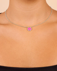 Rose Petal Pendant Necklace