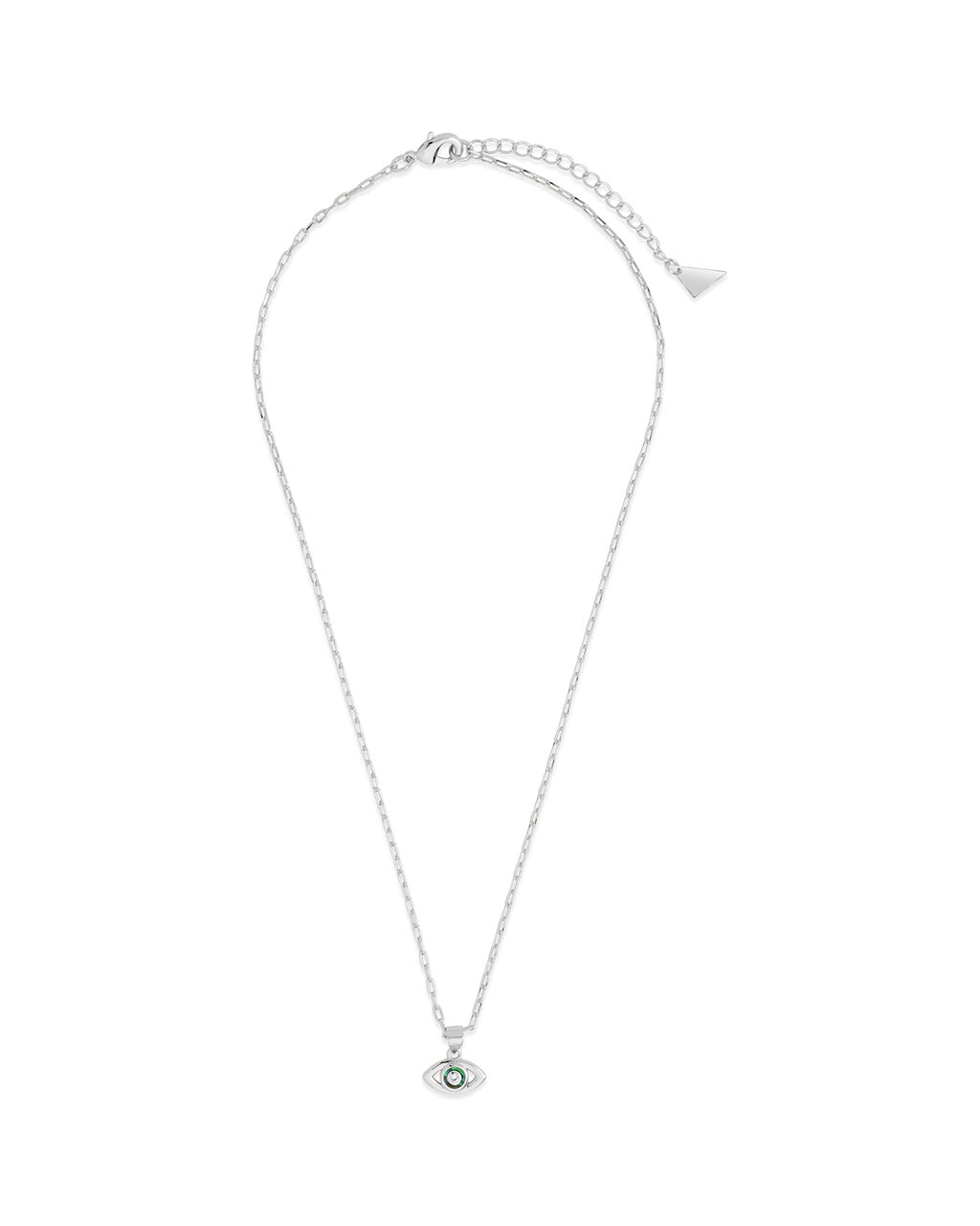 Leidy CZ & Mother of Pearl Evil Eye Pendant Necklace - Sterling Forever