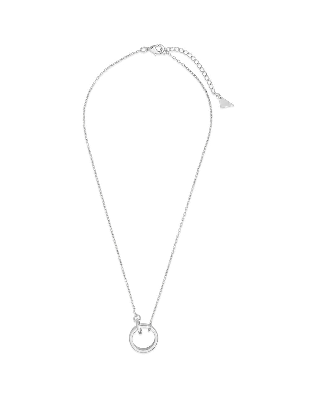 Mishel Mother of Pearl Interlocking Circles Pendant Necklace - Sterling Forever