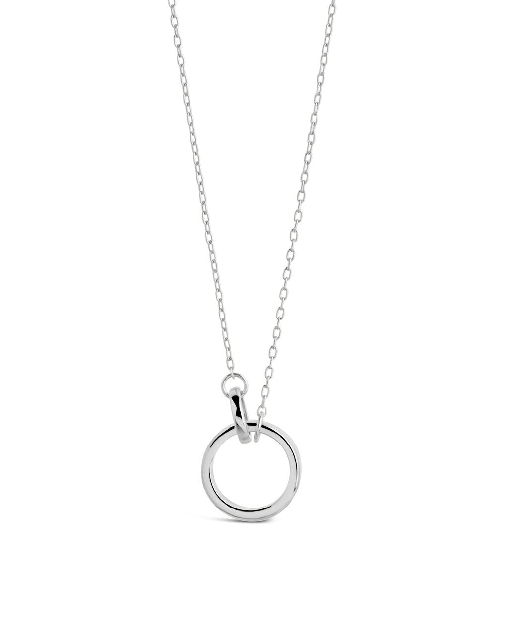 Mishel Mother of Pearl Interlocking Circles Pendant Necklace - Sterling Forever
