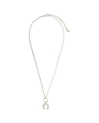 Elva Pearl CZ Horseshoe Necklace - Sterling Forever