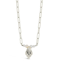 Chérie Pearl Shell Pendant Necklace - Sterling Forever
