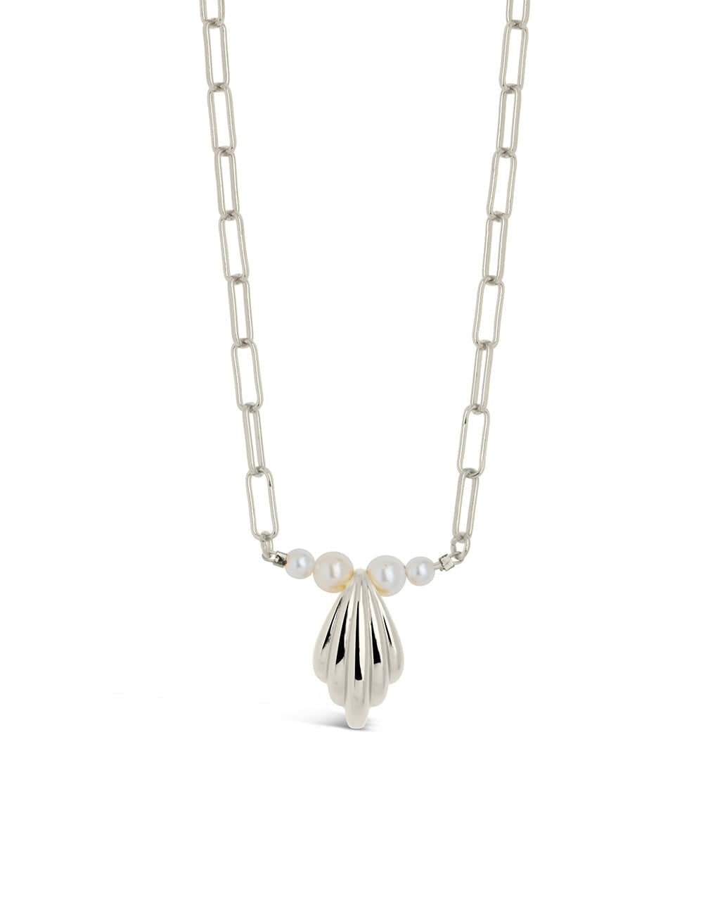 Chérie Pearl Shell Pendant Necklace - Sterling Forever