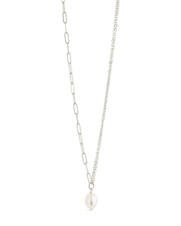 River Pearl Drop Chain Necklace - Sterling Forever