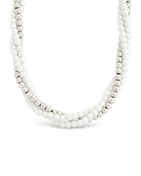 Patti Twisted Pearl Necklace - Sterling Forever