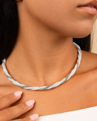 Patti Twisted Pearl Necklace - Sterling Forever