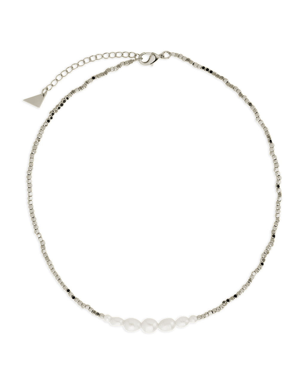 Pearl Beaded Collar Necklace