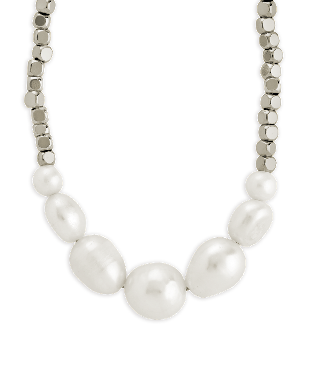 Pearl Beaded Collar Necklace