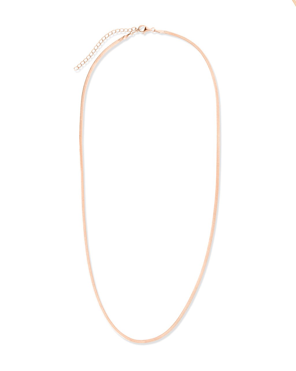 Sterling Silver Herringbone Chain - Sterling Forever