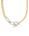 Suzanne Mixed Link Dual Tone Chain Necklace - Sterling Forever