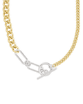 Suzanne Mixed Link Dual Tone Chain Necklace