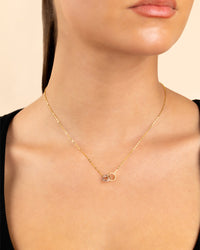 Sterling Silver Jolie Love Lock Necklace