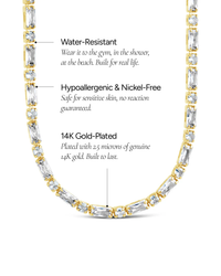 Georgia CZ Tennis Necklace