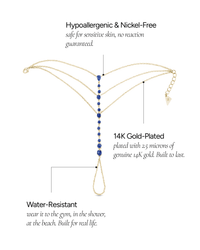 Maëlys CZ Hand Chain - Sterling Forever