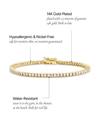 Mirabell CZ Tennis Bracelet - Sterling Forever