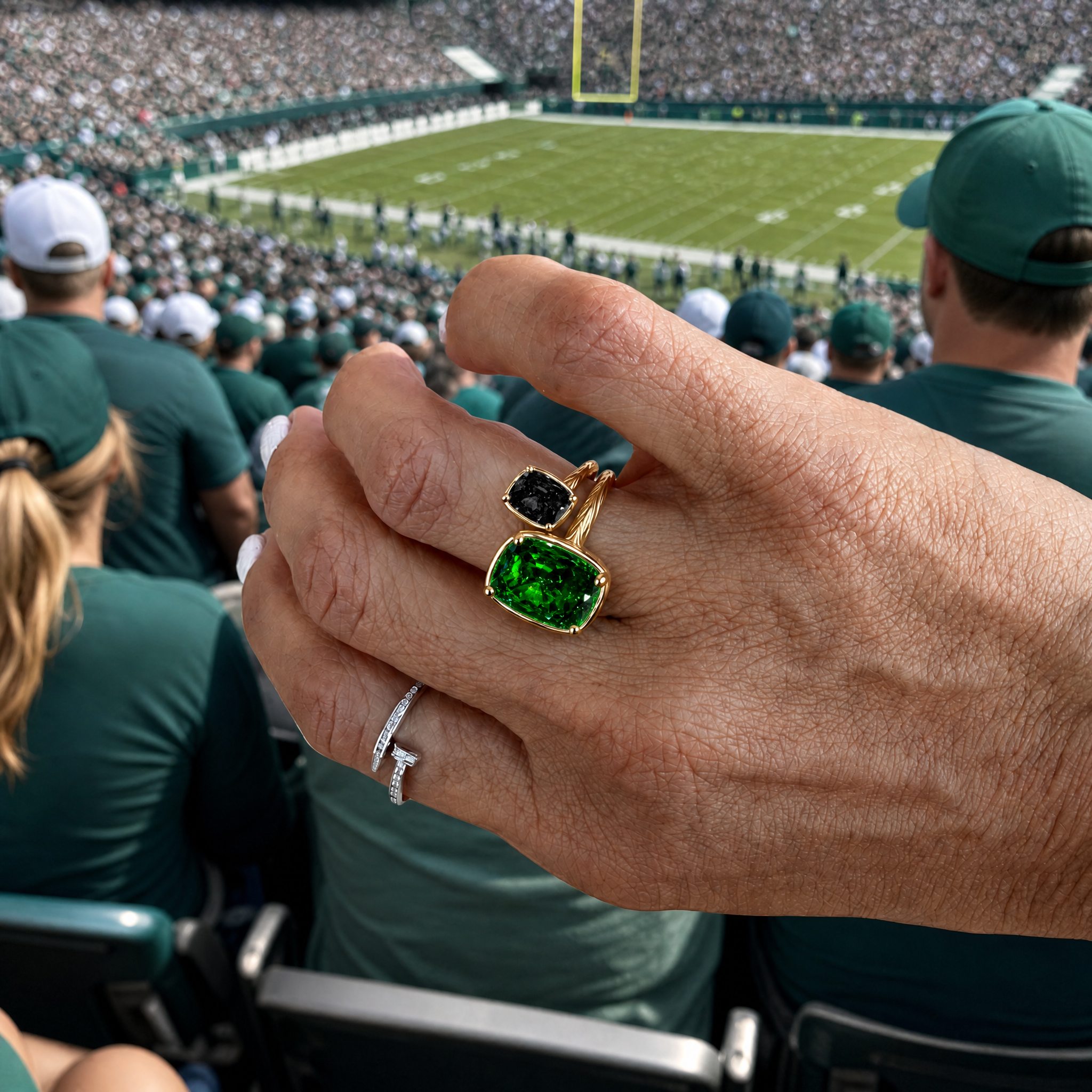 Philadelphia Game Day Ring Stack