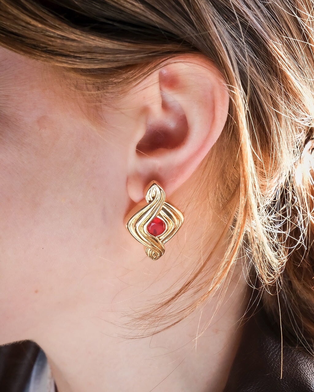 Danish CZ Stud Earrings Earring Sterling Forever 