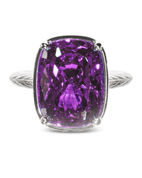 Amethyst ring – silver