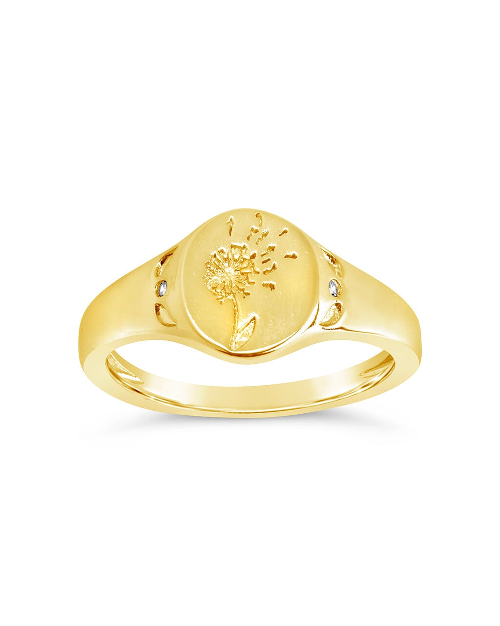 Make A Wish Signet Ring Ring Sterling Forever 
