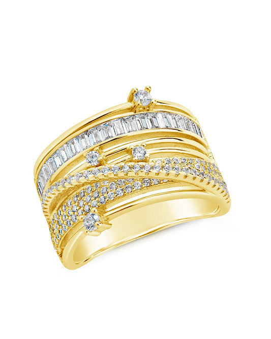 Raven Ring Ring Sterling Forever Gold 6 