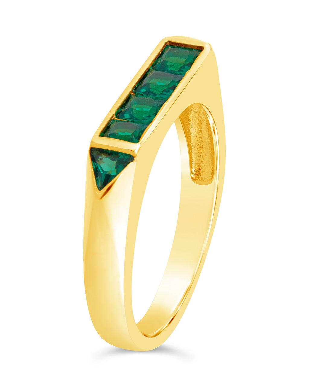 Rayna Emerald CZ Ring Ring Sterling Forever 