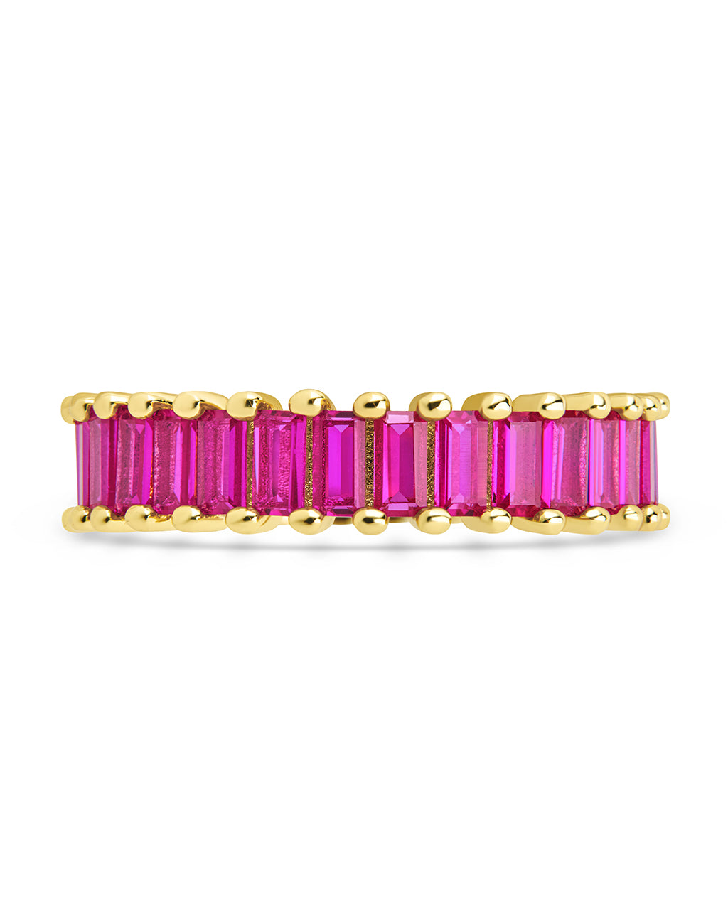 Caroline Rainbow CZ Eternity Band Ring