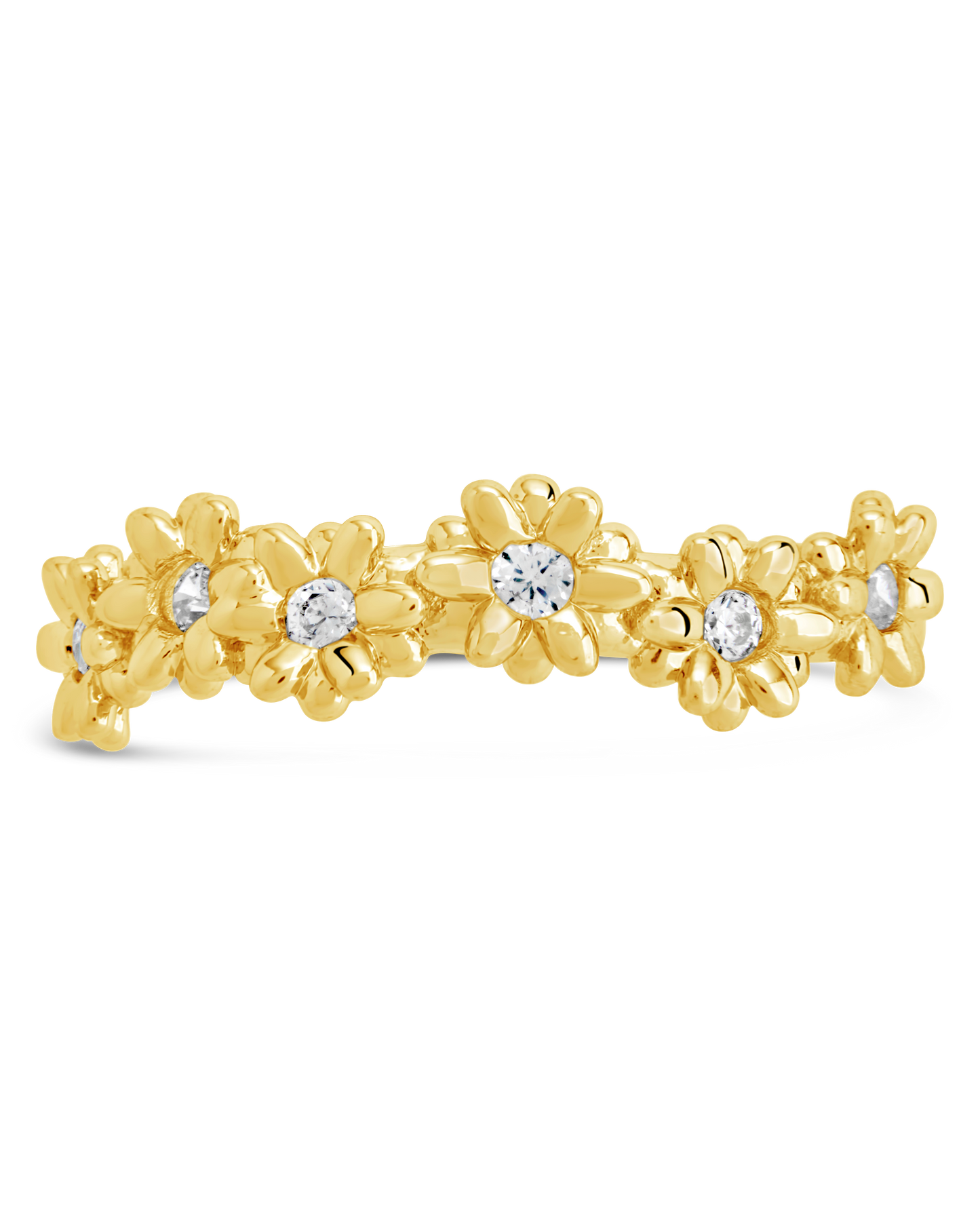 Flower CZ Irena Ring