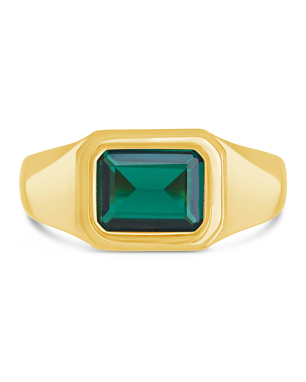 Calder CZ Statement Signet Ring