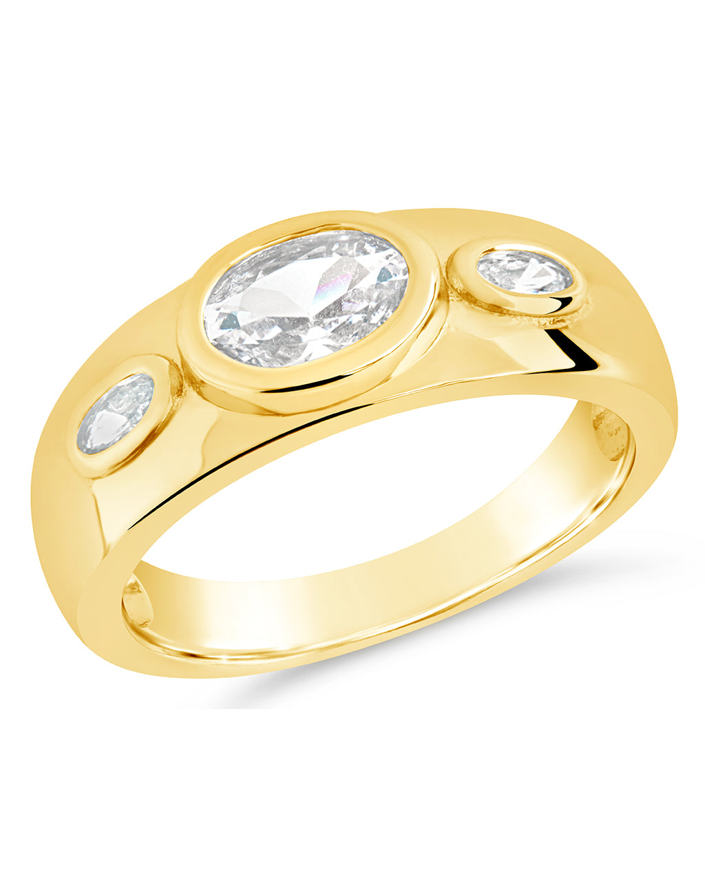 Soren Oval CZ Ring